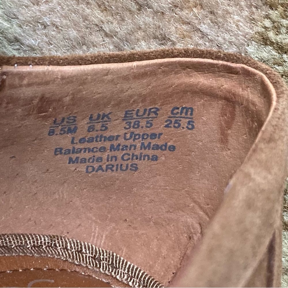 Franco Sarto Brown Fringe Loafers - Picture 8 of 8